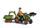 Tractor De Pedales CLAAS AXOS 330 Con Pala, Excavadora Trasera Y Remolque De Juguete FALK 1010W - Imagen 2
