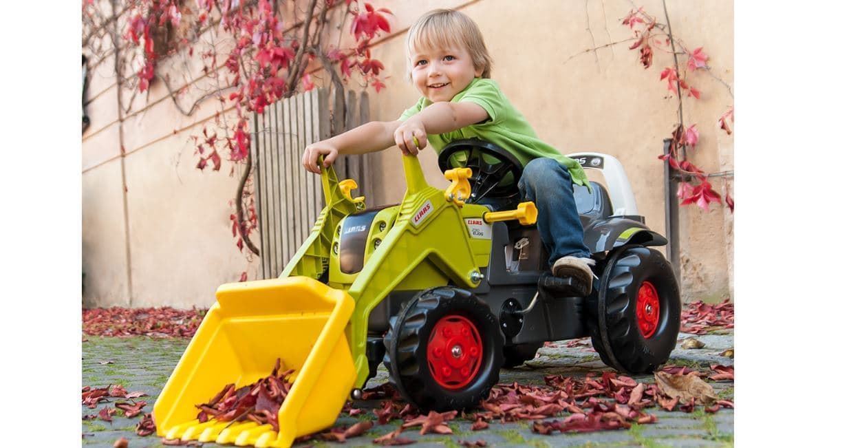 Tractor De Pedales Claas Elios Con Pala De Juguete ROLLY TOYS 02507 - Imagen 2