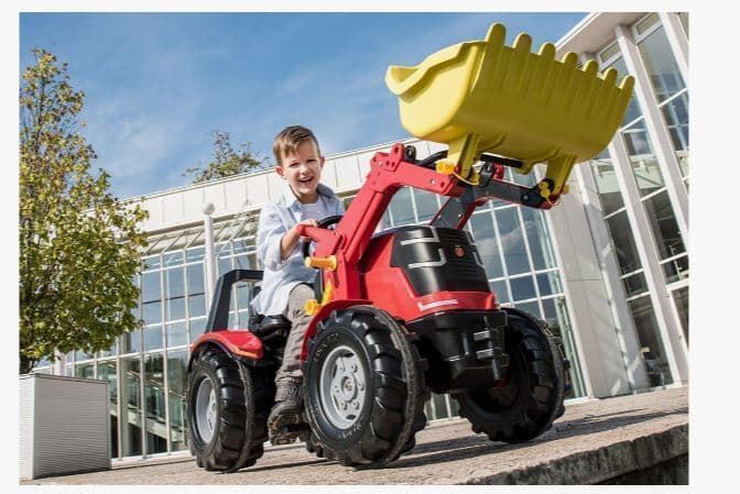 TRACTOR DE PEDALES CON PALA X-TRAC PREMIUM ROLLY TOYS - Imagen 2