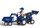 Tractor De Pedales NEW HOLLAND T8 Con Pala, Excavadora Trasera Y Remolque De Juguete De Falk 3090W - Imagen 2