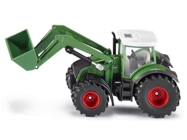 Tractor Fendt Con Cargador Frontal De Juguete Esc 1:50 SIKU 1981 - Imagen 1