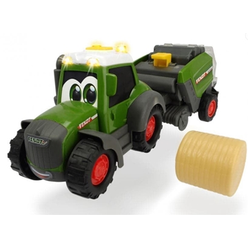 Tractor Fendt con empacadora con sonido primera edad - Imagen 1