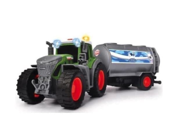 Tractor Fendt de juguete con cisterna leche luz y sonido - Imagen 1