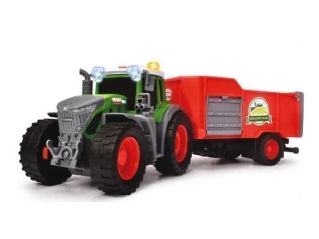 Tractor Fendt de juguete con remolque basculante 26cm con luz y sonido - Imagen 1