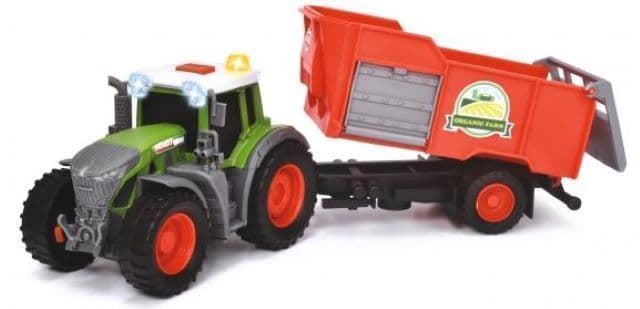 Tractor Fendt de juguete con remolque basculante 26cm con luz y sonido - Imagen 3