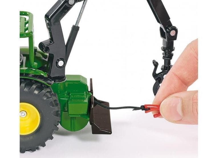 Tractor Forestal John Deere De Juguete Esc 1:50 SIKU 1974 - Imagen 3