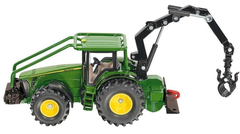 Tractor Forestal John Deere De Juguete Esc 1:50 SIKU 1974 - Imagen 4