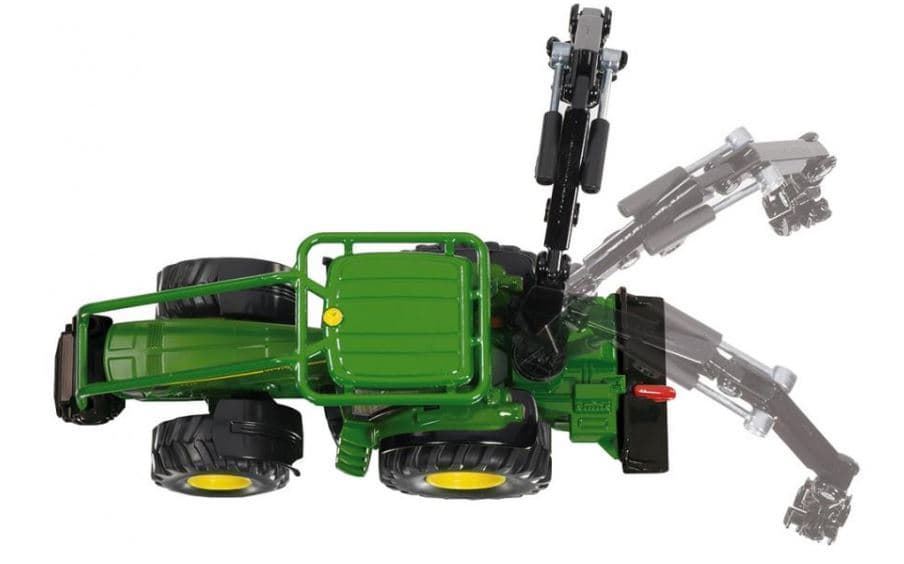 Tractor Forestal John Deere De Juguete Esc 1:50 SIKU 1974 - Imagen 5