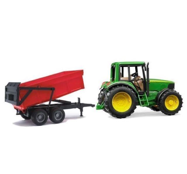 Tractor John Deere 6920 Con Remolque Basculante De BRUDER Esc 1:16 02057 - Imagen 2