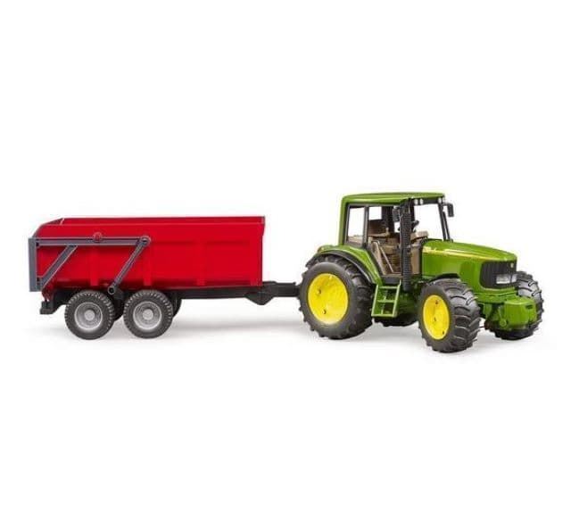 Tractor John Deere 6920 Con Remolque Basculante De BRUDER Esc 1:16 02057 - Imagen 4