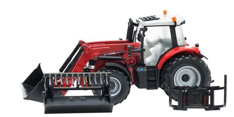 Tractor Massey Ferguson 6613 Con Cargador Delantero De Juguete Esc 1:32 BRITAINS 43082A1 - Imagen 1