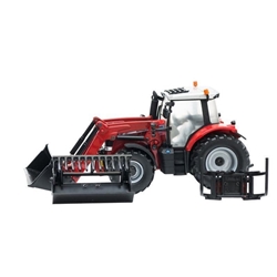 Tractor Massey Ferguson 6613 Con Cargador Delantero De Juguete Esc 1:32 BRITAINS 43082A1 - Imagen 1