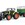 Tractor radiocontrol con remolque, rastrillo, horquilla, vaca y fardos de heno 1:24 RTR verde - Imagen 1