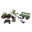 Tractor radiocontrol con remolque, rastrillo, horquilla, vaca y fardos de heno 1:24 RTR verde - Imagen 2