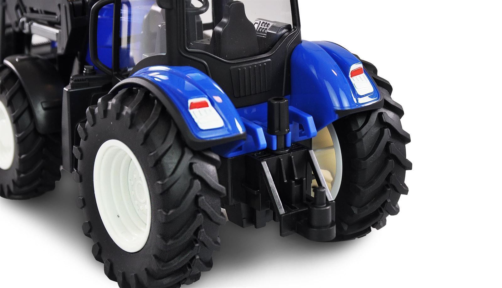 Tractor RC con cargador frontal de juguete con luz y sonido 1:24 - Imagen 4