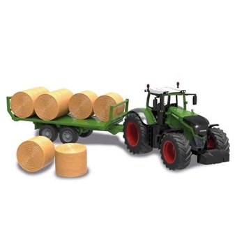 Tractor RC con remolque y balas de heno  1:10 - Imagen 1