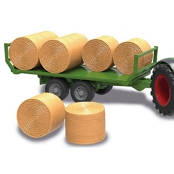 Tractor RC con remolque y balas de heno  1:10 - Imagen 2