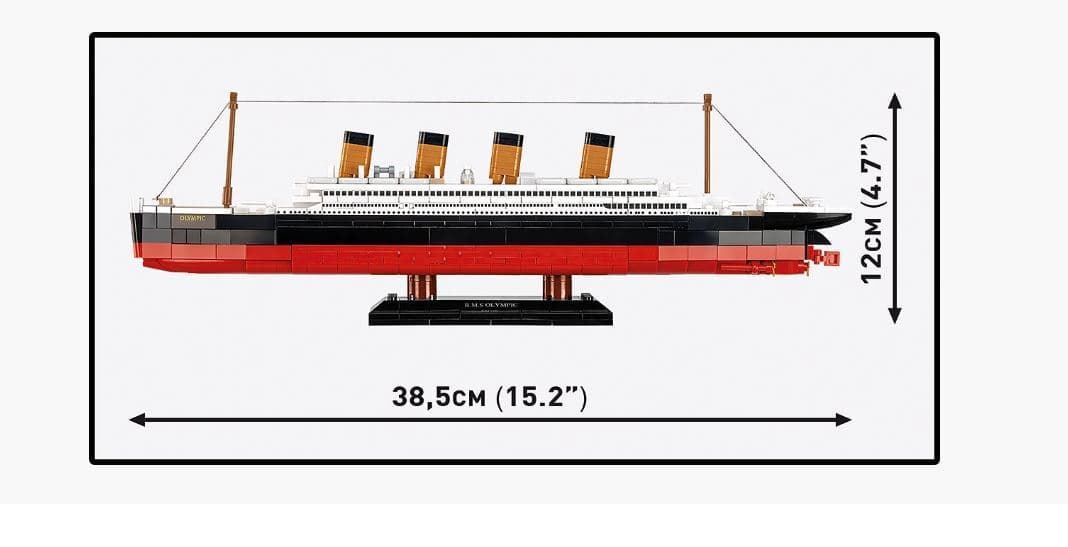 Transatlántico RMS OLYMPIC 595 piezas - Imagen 2