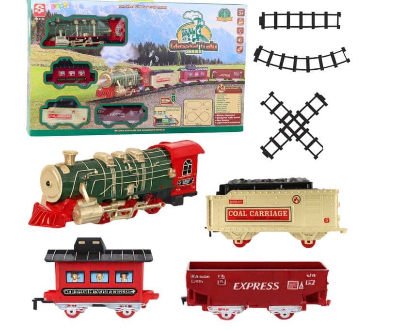 Tren eléctrico clásico de juguete - Imagen 1