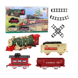 Tren eléctrico clásico de juguete - Imagen 1