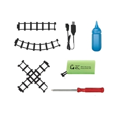 Tren eléctrico clásico de juguete - Imagen 2