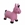 Unicornio Saltarín Hinchable Rosa 460453 - Imagen 1