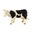 Vaca Blanca Y Negra Juguete Bullyland 62609 - Imagen 1