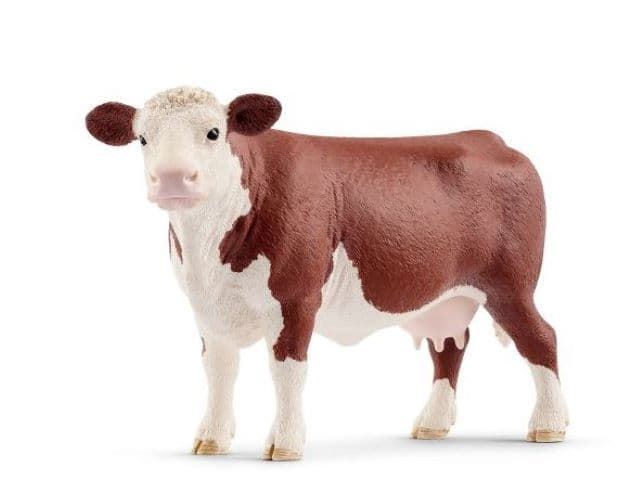 Vaca De Juguete Hereford Schleich 13867 - Imagen 1