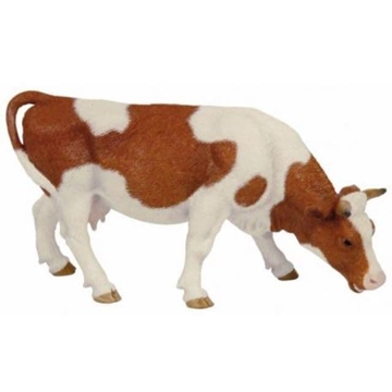 Vaca Simmental Pastando Juguete Papo 51147 - Imagen 1