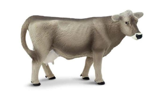 Vaca Suiza Marrón De Juguete Safari 161529 - Imagen 1