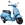 Vespa De Batería Para Niños Azul - Imagen 1