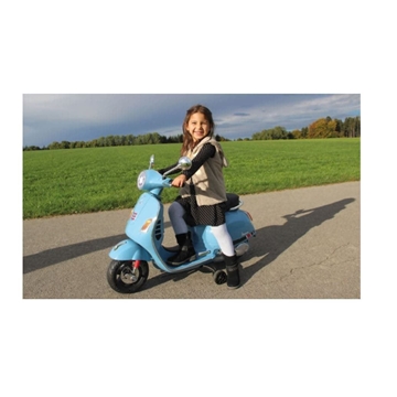 Vespa De Batería Para Niños Azul - Imagen 2